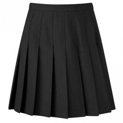 Davenport-knife pleated fitted skirt