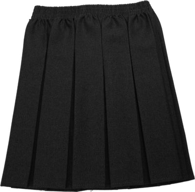 Box Pleat Elastic Skirt