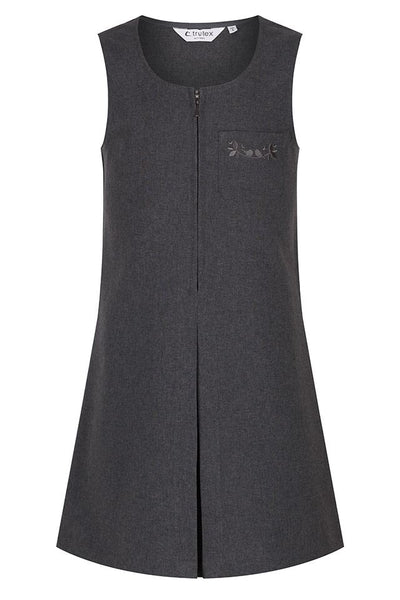 Pinafore - Zip with Floral Embroidery ⚠️While Stock Last⚠️