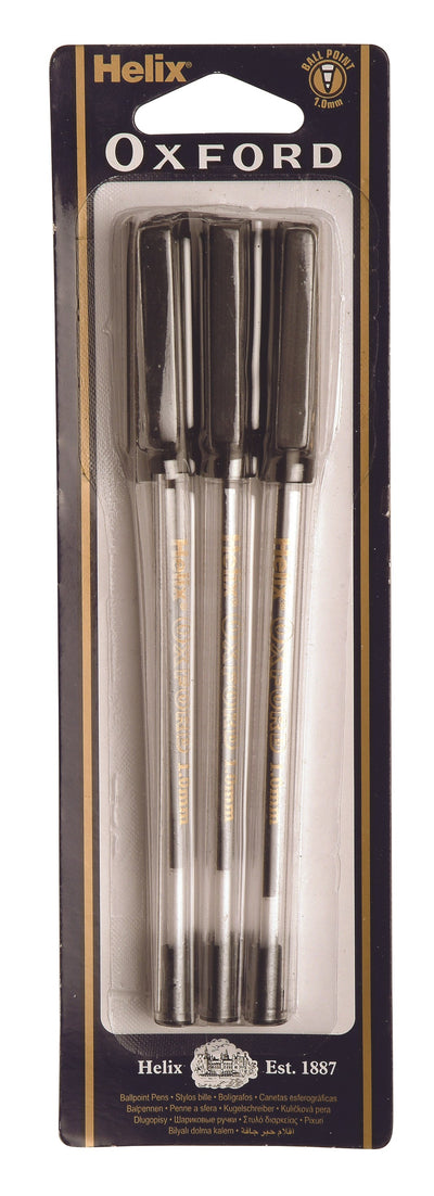 Black Oxford Stick Pen X 6