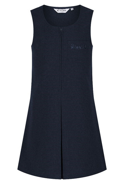 Pinafore - Zip with Floral Embroidery ⚠️While Stock Last⚠️