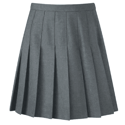Davenport-knife pleated fitted skirt
