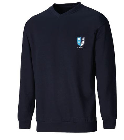 Sweatshirt V-Neck St Mary's Catholic Federation (COTTON RICH MADE TO ORDER)