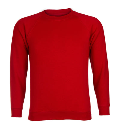 SweatshirtRoundneck-cotton-Red