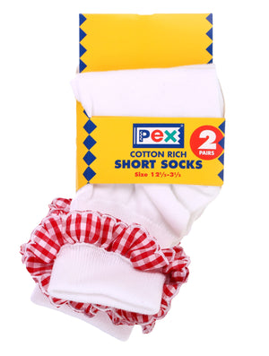Socks - Gingham - 2 Pair Pack ⚠️While Stock Last⚠️