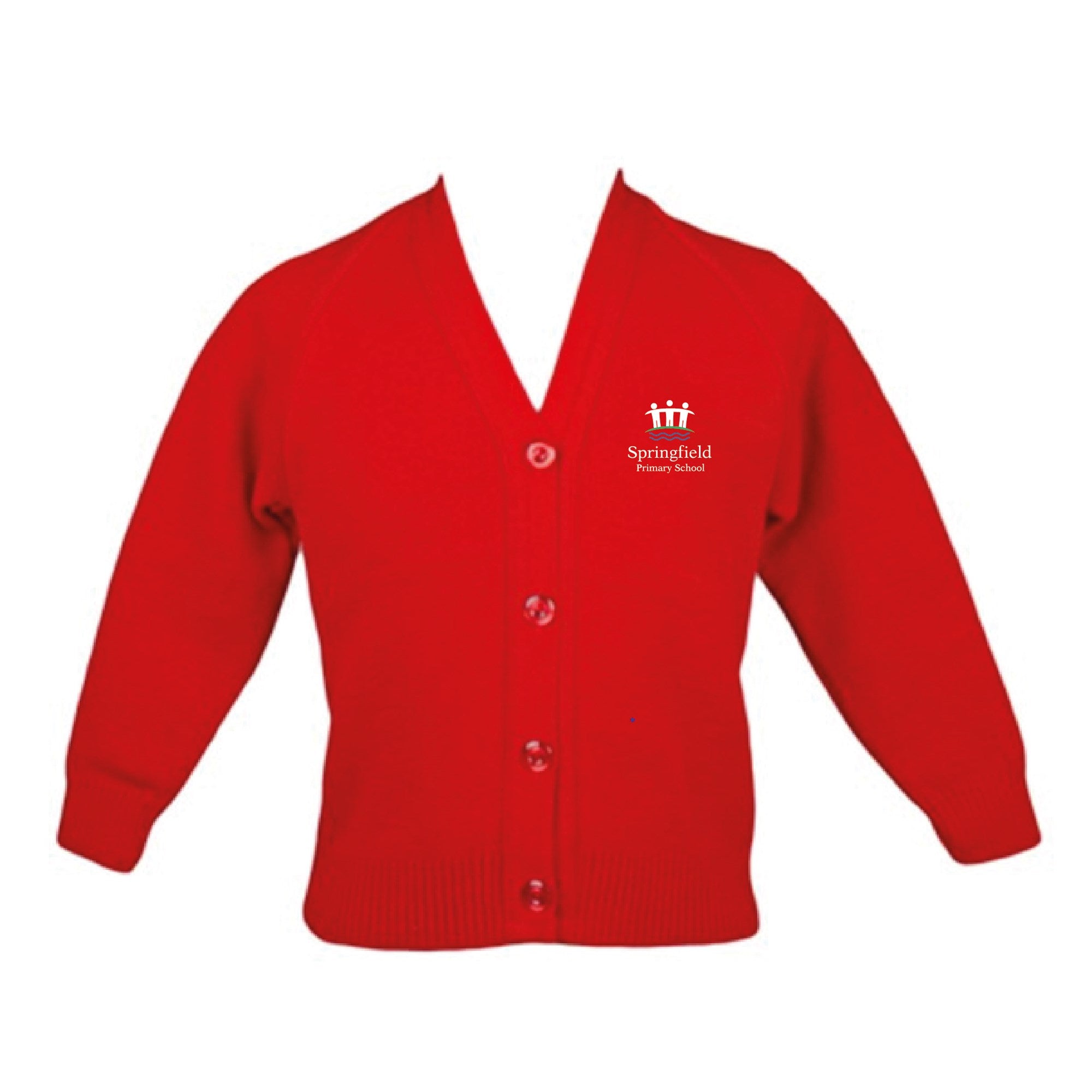 Springfield Primary Uniform NEW Knitwear Cardigan PA Springfield Primary – School Uniform Direct UK