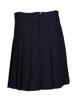 Stitch Down Box Pleat Fitted Skirt 