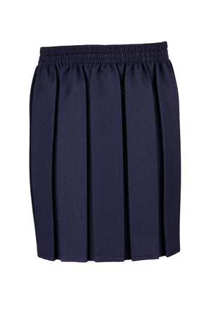 Box Pleat Elastic Skirt