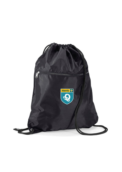 Drawstring Bag with a Zip Harris Tottenham Academy Senior Secondary P.E