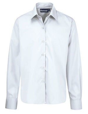 Blouses Non Iron L/S Tie - Twin
