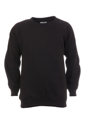 SweatshirtRoundneck-cotton-Black