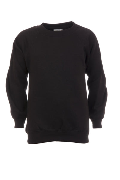 SweatshirtRoundneck-cotton-Black