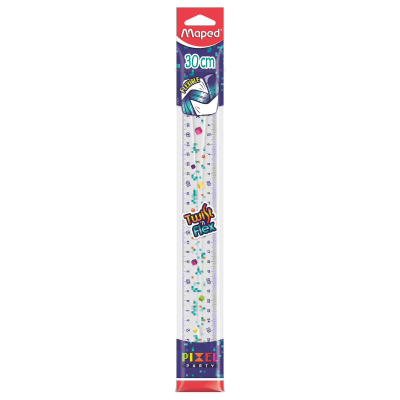 Maped Pixel Party Twist’n Flex Ruler – 30cm