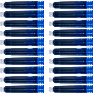 Oxford Ink Cartridge - Blue x 20
