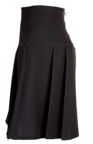 Triple Pleat Polyester Fitted Skirt ⚠️While Stock Last⚠️