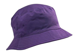 Summer Sun Bucket Hats - Purple