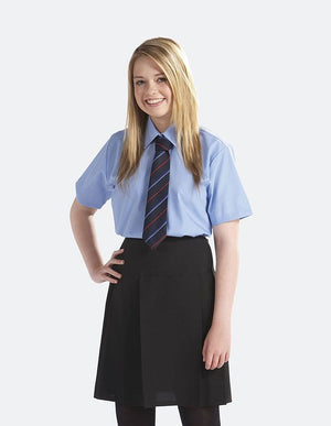 Blouses Non Iron S/S Tie - Twin