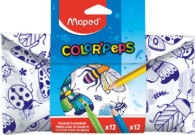 MAPED COLOR’PEPS PENCIL CASE TO COLOUR