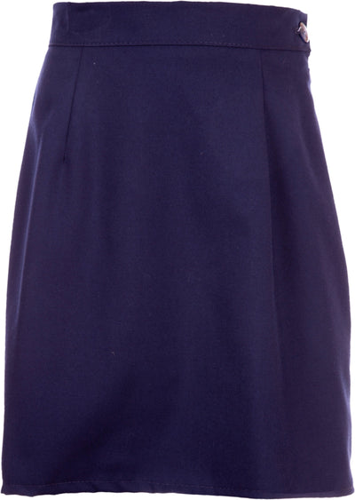 ALine-ElasticatedBack-Navy-Front