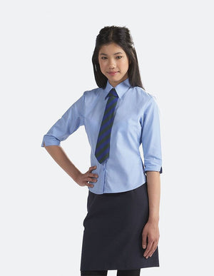 Blouses Non Iron 3/4 Tie Fitted - Single