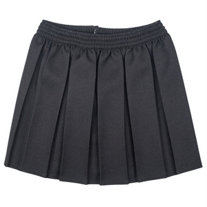 Front Pleated with Pocket - Elastic Back Skirt