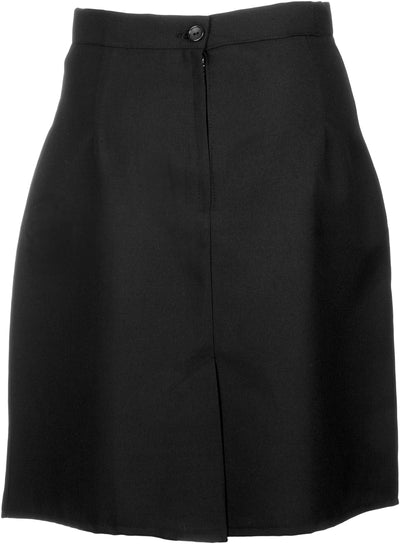 A-Line Inverted Pleat Adjustable Skirt - Back