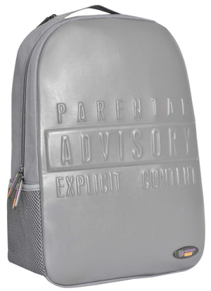Warning Grey Backpack