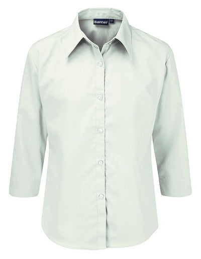 Blouses Non Iron 3/4 Tie Fitted - Single