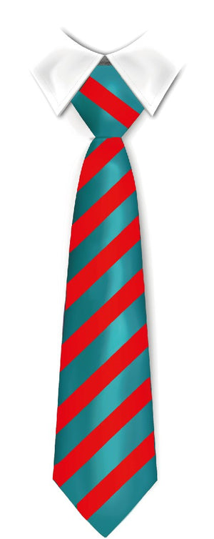 Tie Thomas Knyvett College (ECO) 2024 Jade/Red