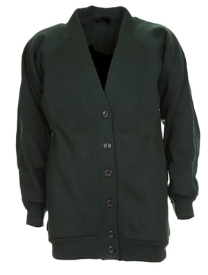 Cardigan Sweatshirt 50% Poly / 50% Cotton