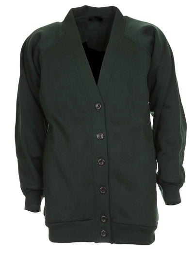 Cardigan Sweatshirt 50% Poly / 50% Cotton