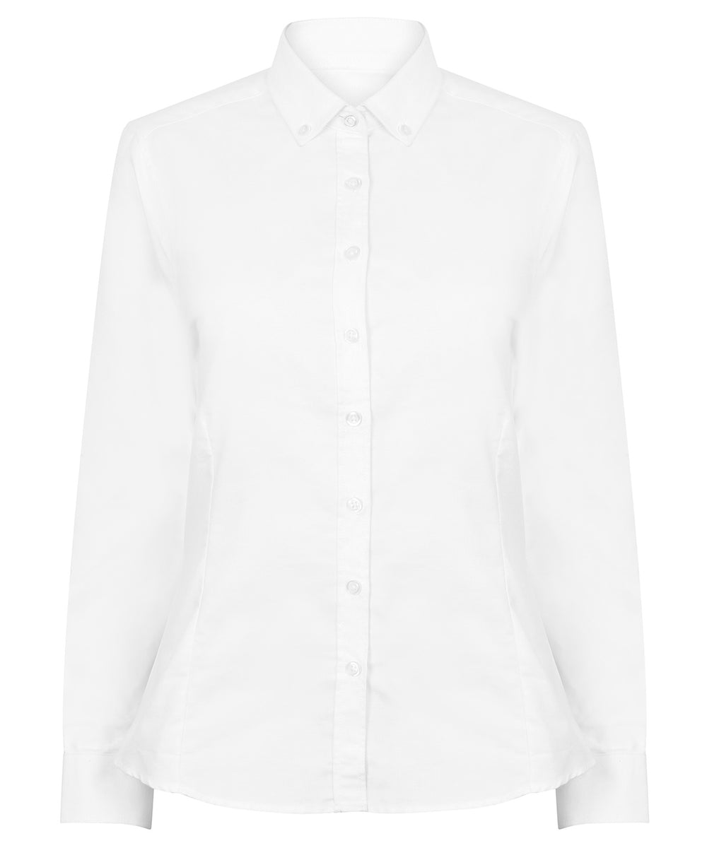 Women's modern long sleeve Oxford shirt