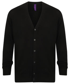 V-button cardigan
