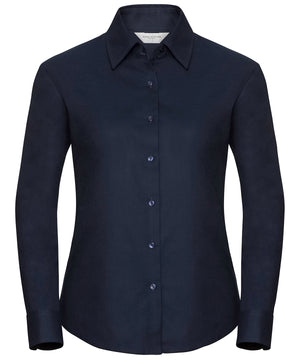 Women's long sleeve easycare Oxford shirt