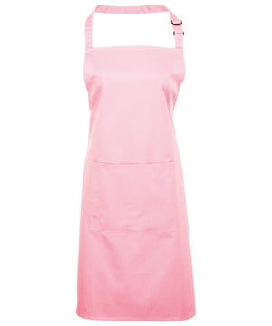 Colours bib apron with pocket