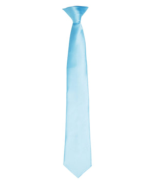 'Colours' satin clip tie