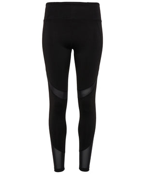 Women's TriDri® mesh tech panel leggings full-length