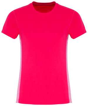 Women's TriDri® contrast panel performance t-shirt