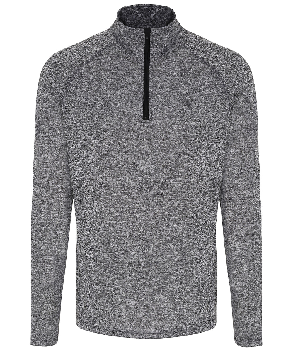 Men's TriDri® long sleeve performance ¼ zip top 