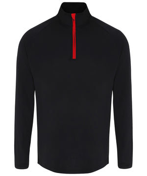 Men's TriDri® long sleeve performance ¼ zip top 