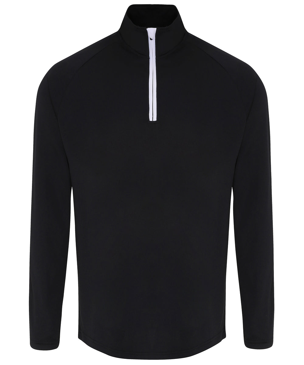 Men's TriDri® long sleeve performance ¼ zip top 