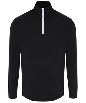 Men's TriDri® long sleeve performance ¼ zip top 