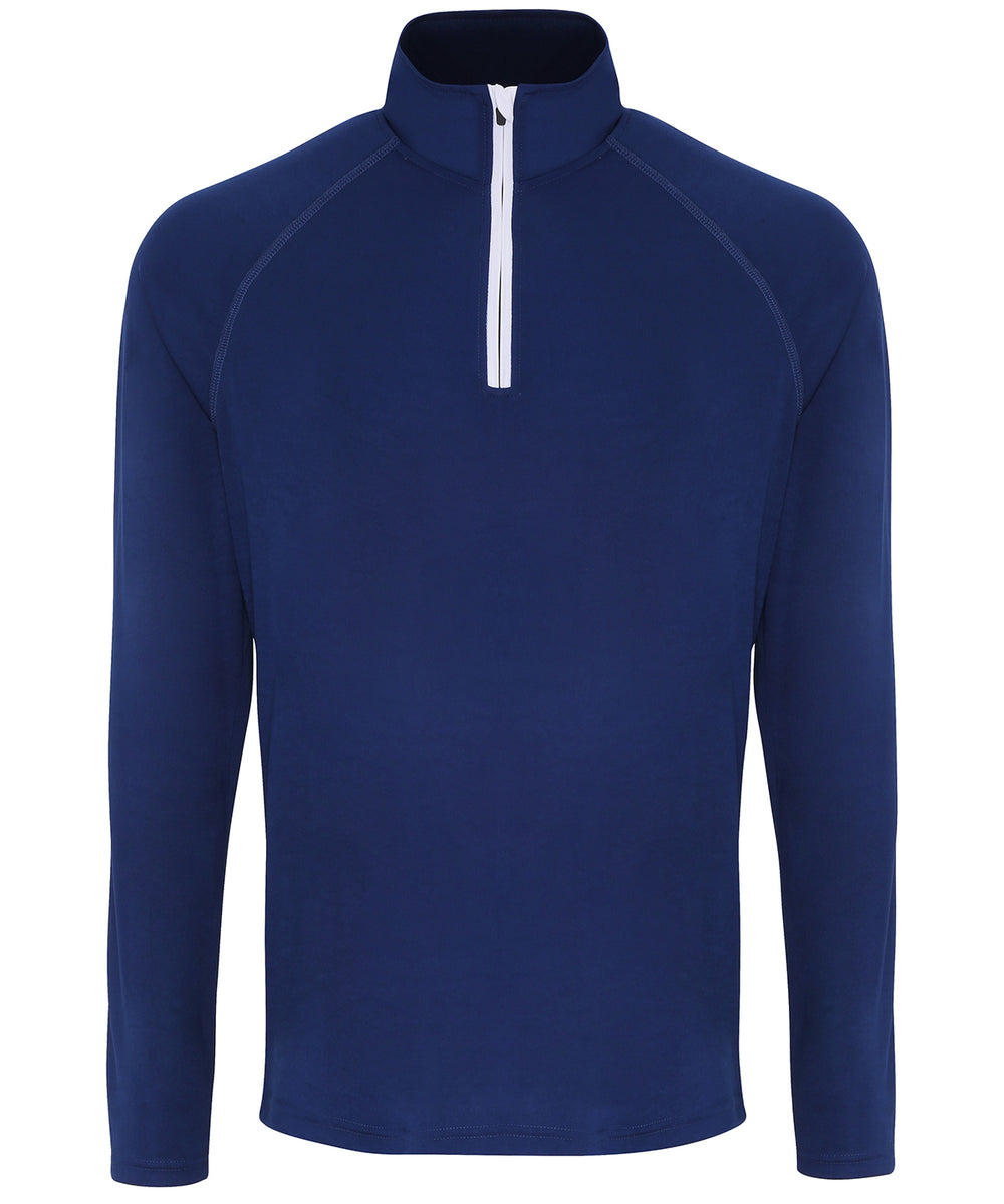 Men's TriDri® long sleeve performance ¼ zip top 