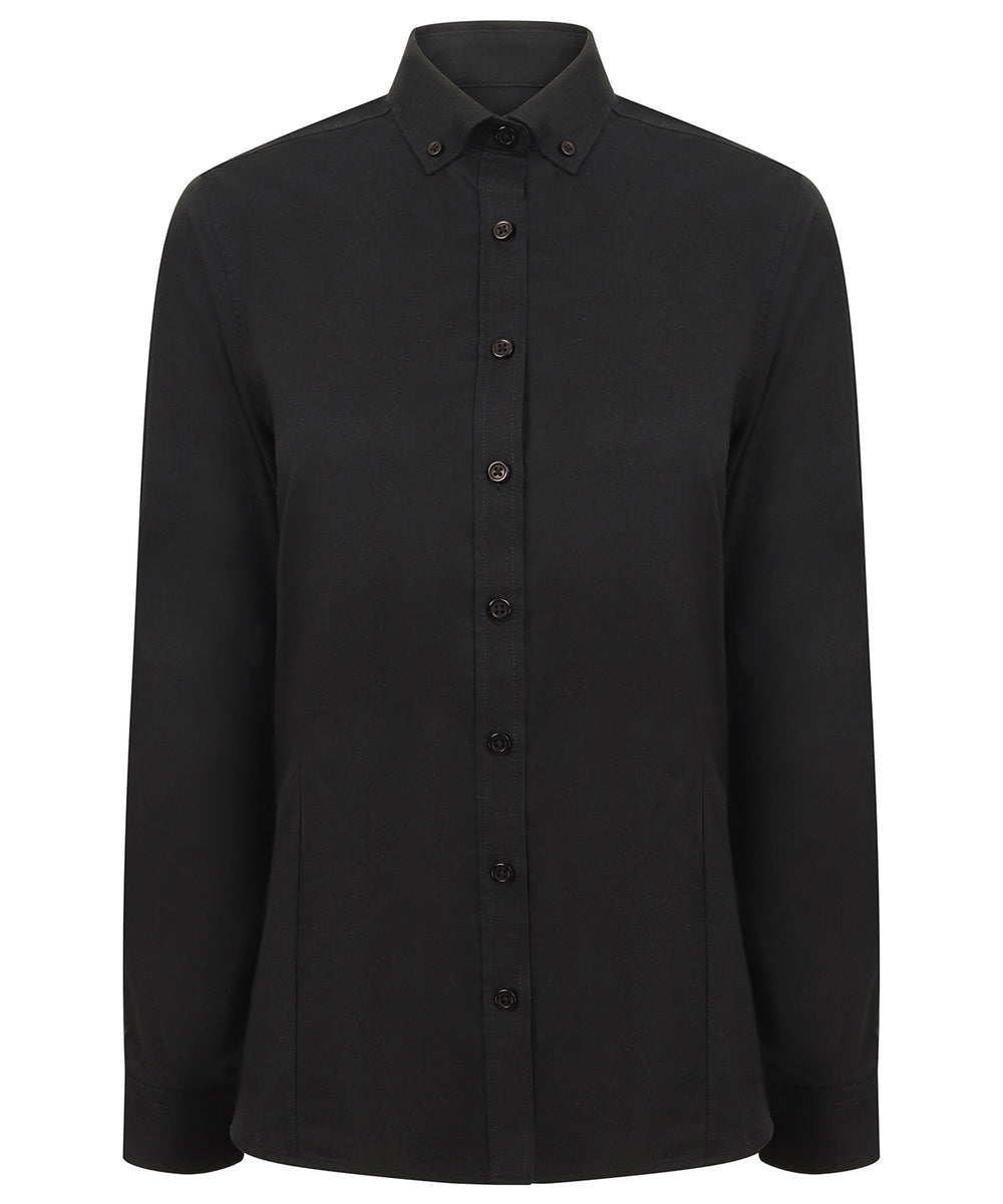 Women's modern long sleeve Oxford shirt