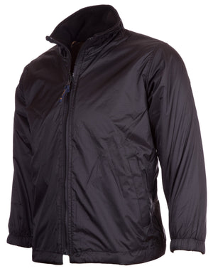 Reversible Fleece Jacket Premium - Black - Side