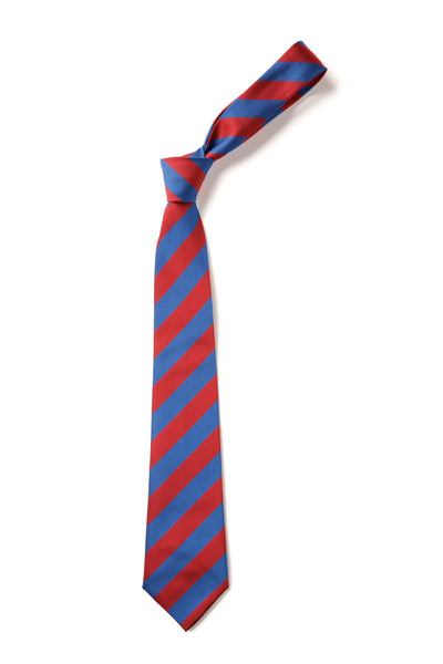 Broad Stripe Tie - Red & Royal