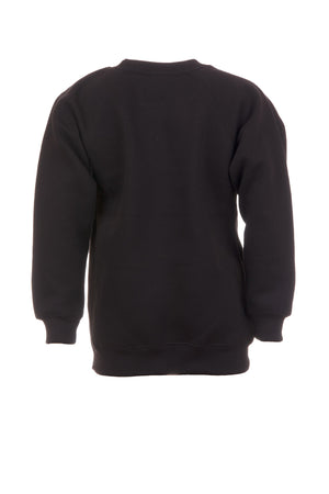 SweatshirtRoundneck-cotton-Black