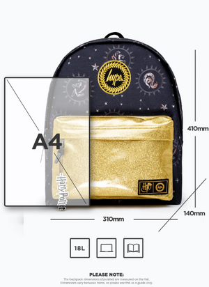 Harry Potter X Hype Gold Backpack ⚠️While Stock Last⚠️