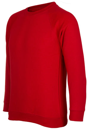 SweatshirtRoundneck-cotton-Red