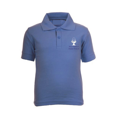 West Byfleet Junior -_Sky Polo Shirt  w-logo